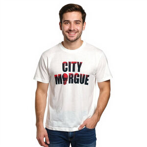 City Morgue x Vlone Drip A$AP Rocky Mob Double Sided White Short T-Shirt Large